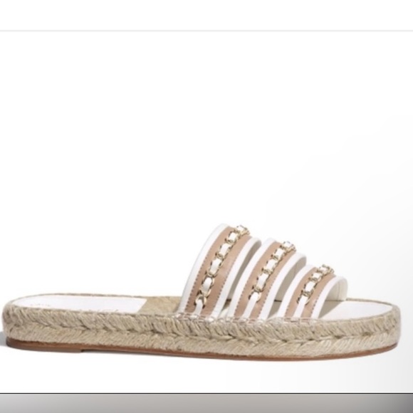 Chanel Chained Mules Sandals - Picture 1 of 5